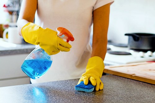 Eco-friendly office cleaning in a Westhampstead workplace