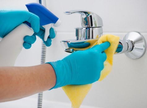 Careful cleaning attention in a West Hampstead property