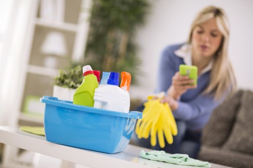 Westhampstead cleaner preparing a tidy and fresh space